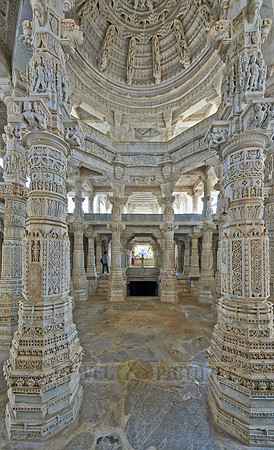 stone carved columns