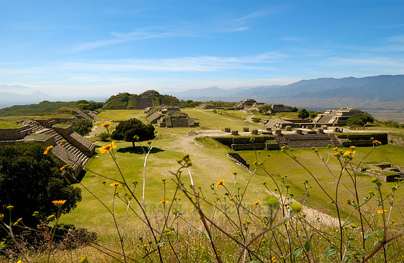 Pyramids of  Monte Alban