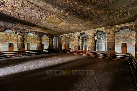 Ajanta caves, cave 1, Aurangabad