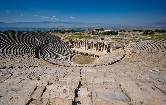 famous theater of Hierapolis, Pamukkale Archeological Site