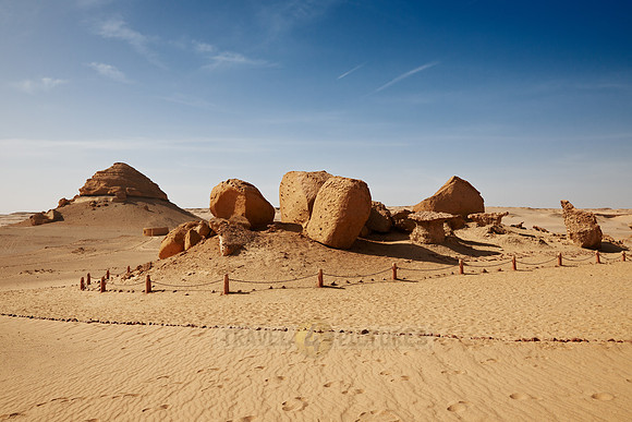 desert landscape at Wadi Hitan