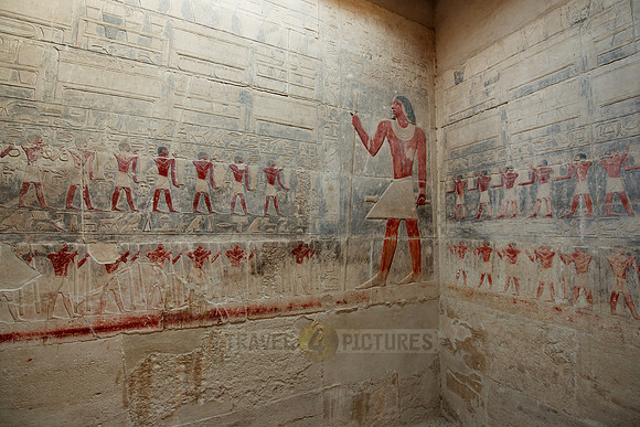fresco in tomb of Kagemni