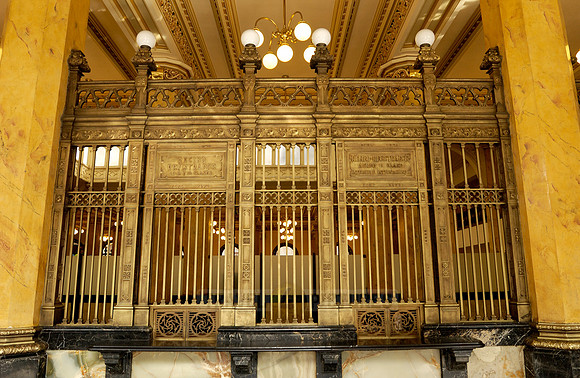 interior view of magnificent postal office