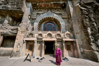Ajanta caves, facade of cave 9