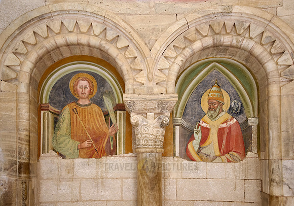 wall painting in church of Abbazia di Santantimo abbey