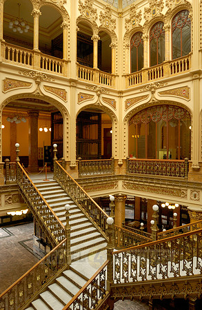 interior view of magnificent postal office