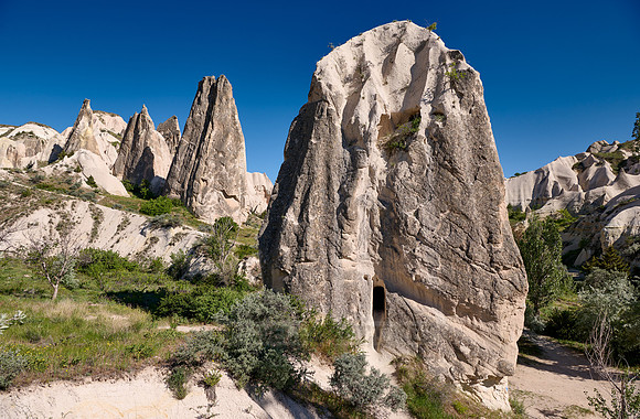 landscape of Rose Valley Goreme
