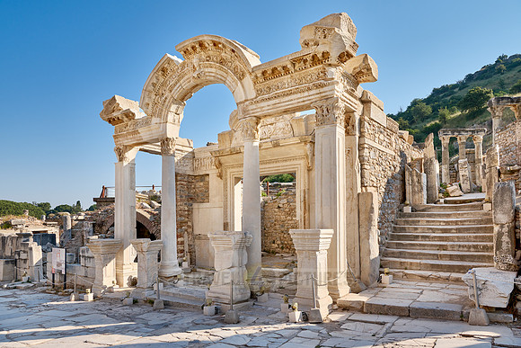 The Temple of Hadrian in Ephesus