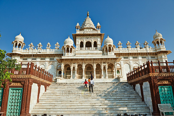 The Jaswant Thada mausoleum