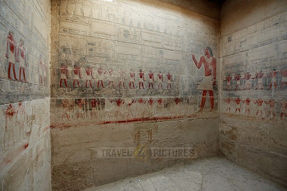fresco in tomb of Kagemni