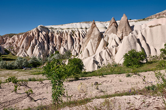 landscape of Rose Valley Goreme