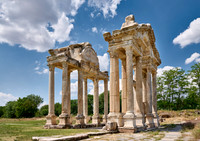 Tetrapylon in Aphrodisias Ancient City
