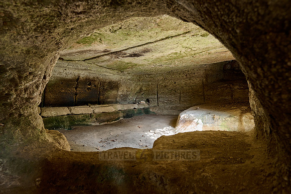 Tomb in Etruscan necropolis near Savano