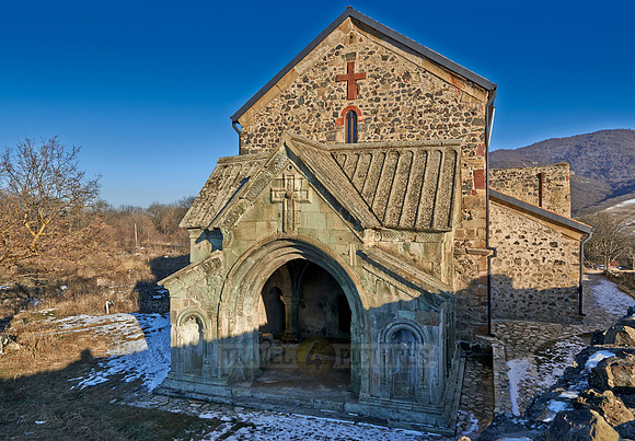 Dmanisi Sioni basilica and ruins of the Medieval fortress