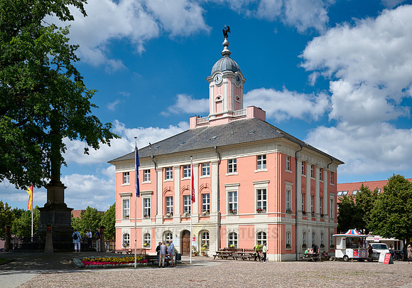 Market Square and Historic Town Hall of Templin