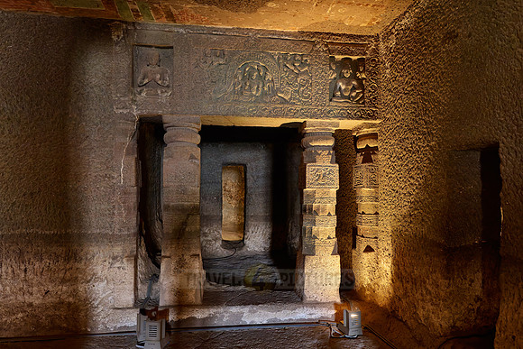 Ajanta caves, cave 21, Aurangabad