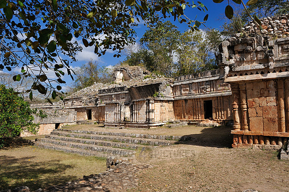 Palace or Gran Palacio at Maya ruin of Labna