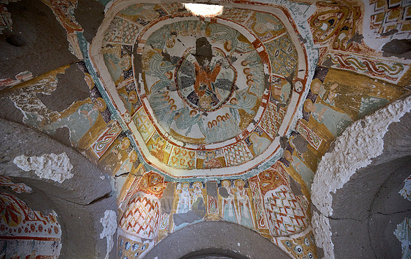 frescos inside Agacalti Church