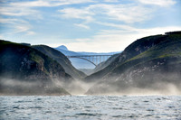 Bloukrans Bridge from seaside