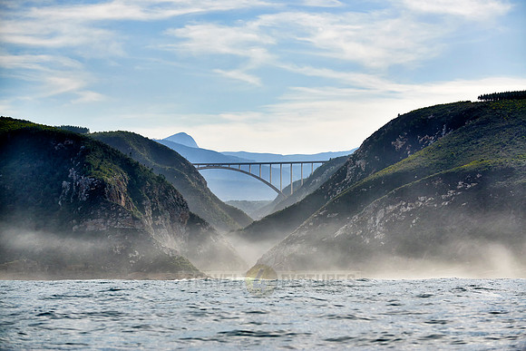 Bloukrans Bridge from seaside