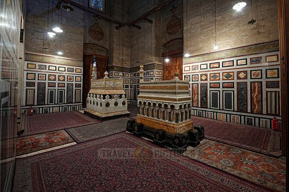 tomb of Mohammad-Rezā Shāh Pahlavi persian shah and king of Egypt Faruq I