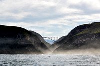 Bloukrans Bridge from seaside