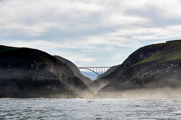 Bloukrans Bridge from seaside