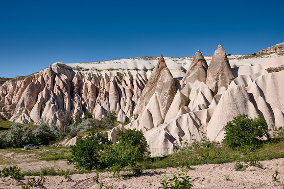 landscape of Rose Valley Goreme