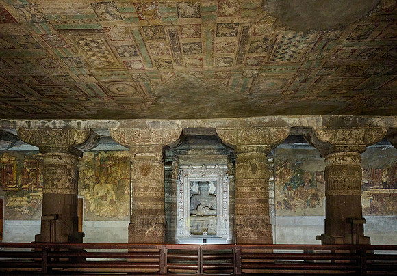 Ajanta caves, cave 1, Aurangabad