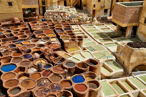 Chouwara  leather tannery in Old Fez