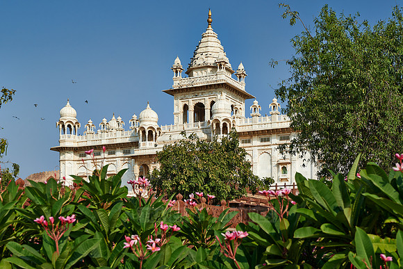 The Jaswant Thada mausoleum
