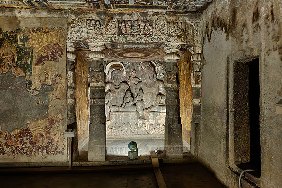 Ajanta caves, cave 2, Aurangabad