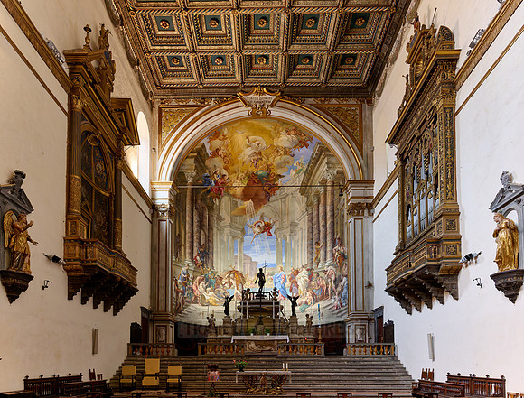 interior shot of Santa Maria della Scala of Siena