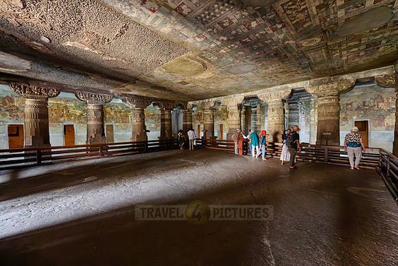 Ajanta caves, cave 1, Aurangabad