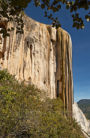 petrified waterfall