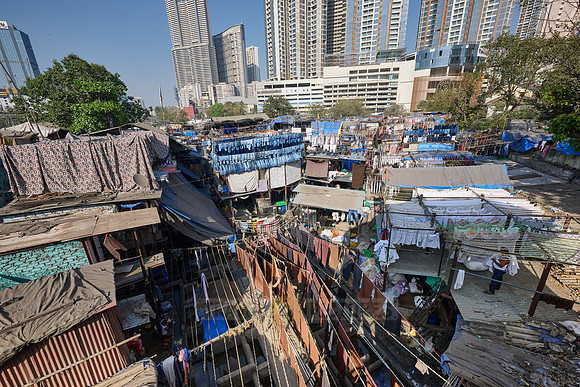 Dhobi Ghat is an open air laundry, Mahalaxmi Dhobi Ghat