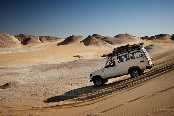 4x4 off road across desert landscape