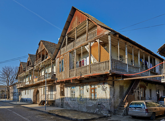 typical historical german building in Bolnisi