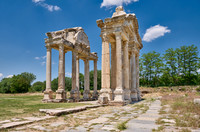 Tetrapylon in Aphrodisias Ancient City