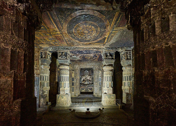 Ajanta caves, cave 17, Aurangabad