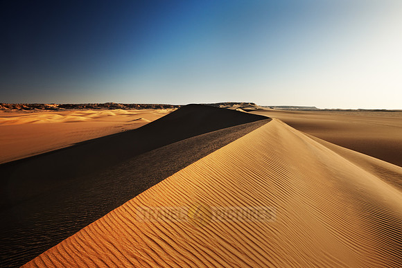desert landscape with sand dunes