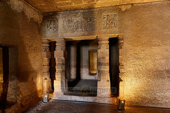 Ajanta caves, cave 21, Aurangabad