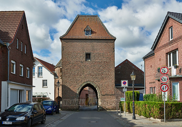 City gate in the old city wall of Gangelt