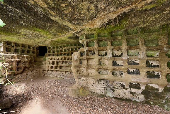 Etruscan tomb for urns called columbarium