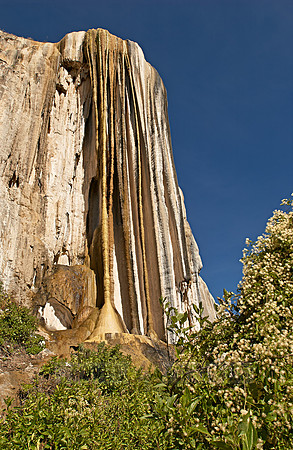 petrified waterfall